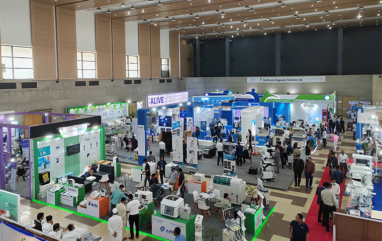 展會(huì)標(biāo)題圖片：2025 年第十六屆孟加拉國(guó)際醫(yī)療設(shè)備實(shí)驗(yàn)室展覽會(huì)